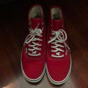 Vans high top sneaker